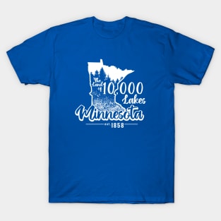 Minnesota The Land of 10,000 Lakes T-Shirt